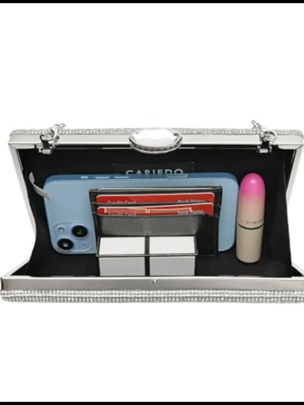 Rhinestone Evening Clutch Sparkling Wedding Party Bag